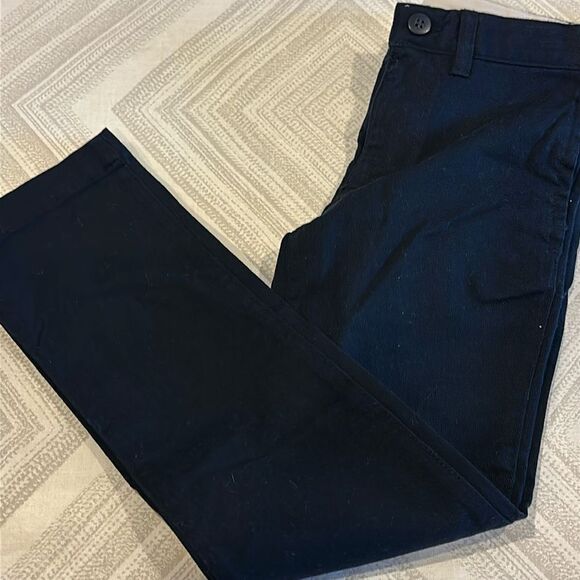 Gap Boys Navy Blue Slim Straight Sdjustable Waist Slim Pants - Size 8 - Picture 1 of 7